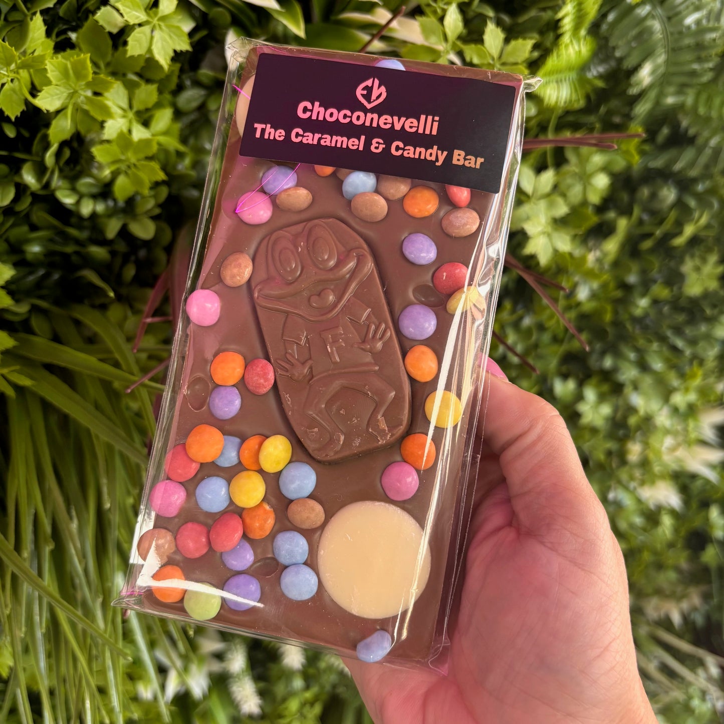 Caramel & Candy Topped Milk Chocolate Bar
